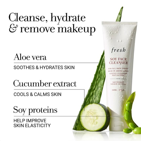 2ml Fresh Soy Face Cleanser for All Skin Types - Picture 4 of 6